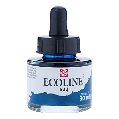 Ecoline Flüssig-Aquarellflasche 30 ml Indigo 533 (11255331) von Ecoline