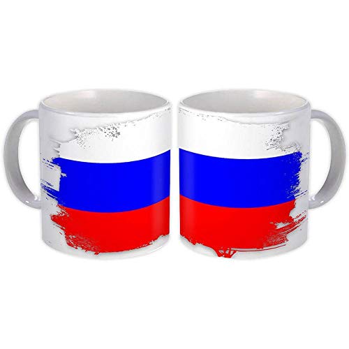 Russia : Gift Mug Distressed Flag Vintage Russian Expat Country von Unbekannt