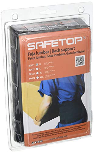 SAFETOP 8042 Dual X Rückenbandage Springen c-velcro + Hosenträger T. M bis 2 X L von Safetop