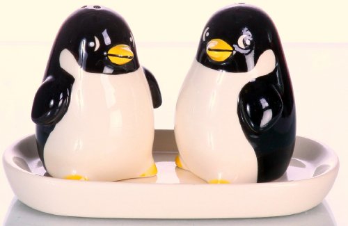 SALZ UND PFEFFER SET PINGUIN CARTOON von B2SEE