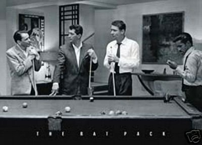 SINATRA - RAT PACK - POOL ROOM - BILLIARDS - NEW POSTER by HSE von HSE