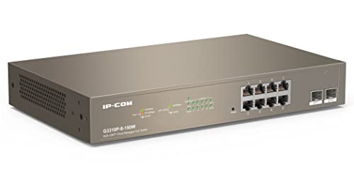 IP-COM Switch PoE Cloud Managed 8GE+2SFP 150W - G3310P-8-150W IP-COM Switch PoE Cloud Managed 8GE+2SFP 150W - G3310P-8-150W von Tenda