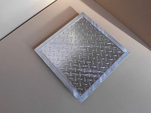 Schachtabdeckung verzinkt befahrbar 70 x 70 cm Tränenblech von .