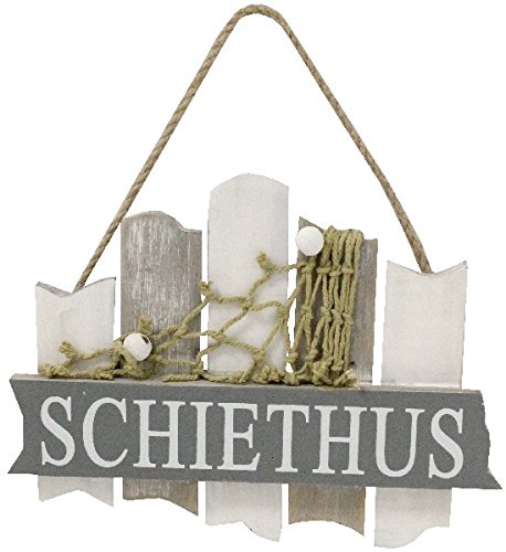 " Schiethus " Badezimmer Schild 18 cm Netzt und Muschel Beach Maritim von Unbekannt