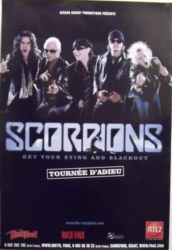 Scorpions Poster, 40 x 60 cm von Unbekannt