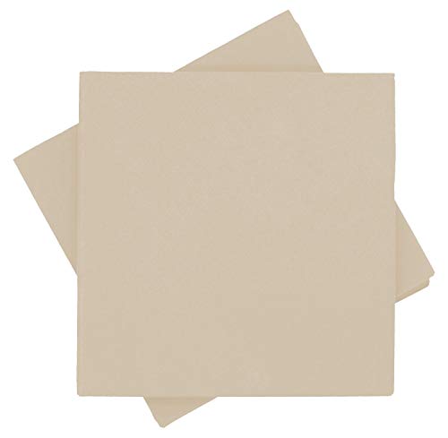 Servietten Tischdeko Beige Sand Kommunion Konfirmation Sommer Party Hochzeit 40x40 cm 20 Stück von Unbekannt