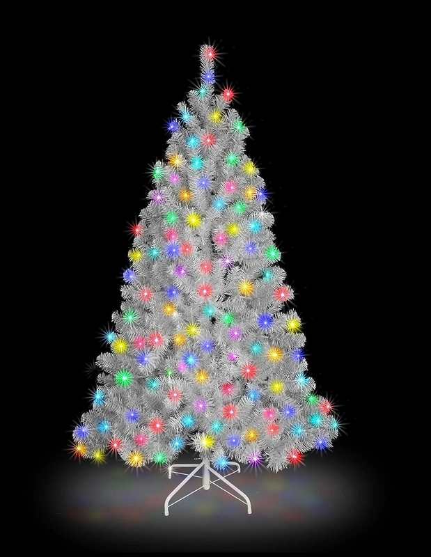 Shatchi Künstlicher Weihnachtsbaum Tannenbaum 180cm Alaska Kiefer Led Baum  B-Ware von Unbekannt