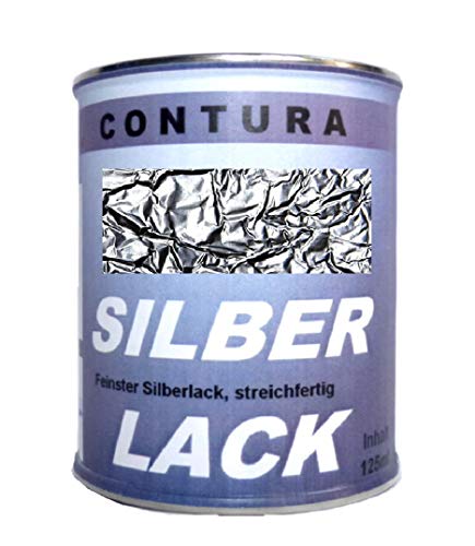 Silberlack Effektlack Bilderrahmen Möbel Aluminium Silber Lack Farbe Bastellack von Unbekannt