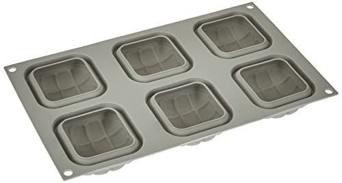 Silikomart MINI ELEGANZA Silikonform n.6 70x70 h 30 mm, Silikon, grau, 30 x 17,5 x 3,2 cm Silikomart MINI ELEGANZA Silikonform n.6 70x70 h 30 mm, Silikon, grau, 30 x 17,5 x 3,2 cm von silikomart