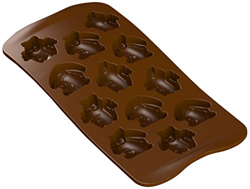 silikomart | SCG30 Silikonform für EASTER FRIENDS Pralinen, Antihaft, 12 Pralinen, Packung mit 1 Form für Süßigkeiten, Easy Choc, 34 x 34 mm, h 18 mm, Made in Italy silikomart | SCG30 Silikonform für EASTER FRIENDS Pralinen, Antihaft, 12 Pralinen, Packung mit 1 Form für Süßigkeiten, Easy Choc, 34 x 34 mm, h 18 mm, Made in Italy von silikomart