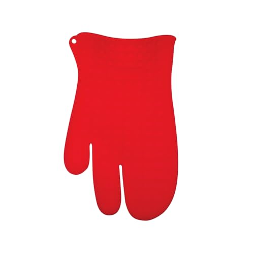Silikomart | Mister Hot Ofenhandschuh aus Silikon, Farbe Rot, Maße 250 x 168 mm von silikomart