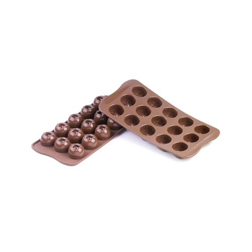 silikomart | SCG03 Silikonform für IMPERIAL Pralinen, Antihaft, 15 Pralinen, Packung mit 1 Form für Süßigkeiten, Easy Choc 3D, Ø 28 h 20 mm, Made in Italy silikomart | SCG03 Silikonform für IMPERIAL Pralinen, Antihaft, 15 Pralinen, Packung mit 1 Form für Süßigkeiten, Easy Choc 3D, Ø 28 h 20 mm, Made in Italy von silikomart