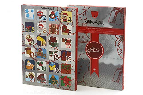 Silikomart 22.741.00.0061 GIFT BOX CA01 - SET 2 GIFT BOX CREATIVE XMAS COUNTDOWN von silikomart