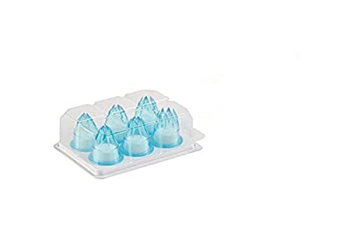 Silikomart |Set 6 Spritztüllen aus Polycarbonat für Spritzbeutel, Stern-Dekorationsöffnung, Made in Italy, Durchsichtig Silikomart |Set 6 Spritztüllen aus Polycarbonat für Spritzbeutel, Stern-Dekorationsöffnung, Made in Italy, Durchsichtig von silikomart