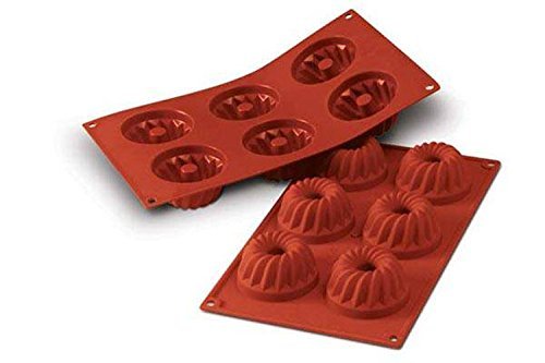 Silikomart 20.058.00.0060 SF058 GUGELHOPF - SILICONE MOULD ø70 H 36 MM von silikomart