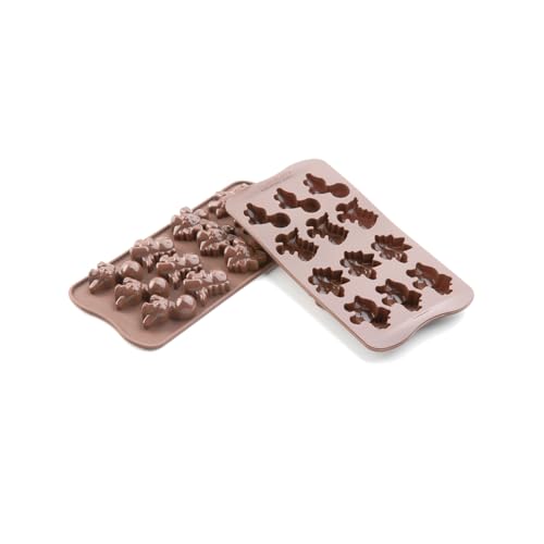silikomart | SCG16 Silikonform für DINO Pralinen, antihaftbeschichtet, 12 Pralinen, Packung mit 1 Form für Süßigkeiten, Easy Choc, 40 x 33 mm, h 16 mm, Made in Italy silikomart | SCG16 Silikonform für DINO Pralinen, antihaftbeschichtet, 12 Pralinen, Packung mit 1 Form für Süßigkeiten, Easy Choc, 40 x 33 mm, h 16 mm, Made in Italy von silikomart