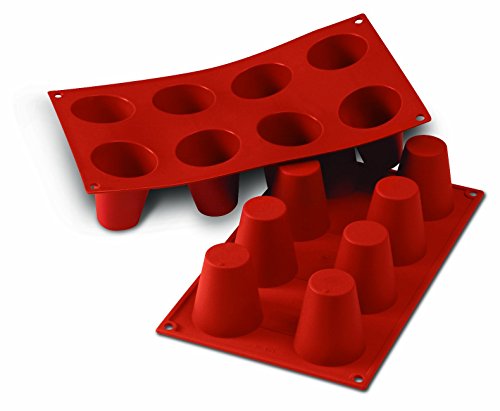 Silikomart 20.021.00.0060 SF 021 BABÁ - SILICONE MOULD ø55 H 60 MM, Rot von silikomart