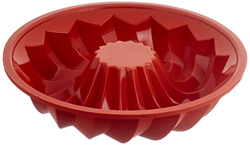 silikomart | SFT224 Silikonform CIAMBELLA + RING, antihaftbeschichtet, 1er Pack Kuchenform mit Safe Ring, Ø 240 h 55 mm, Volumen 1,3 l, Made in Italy von silikomart