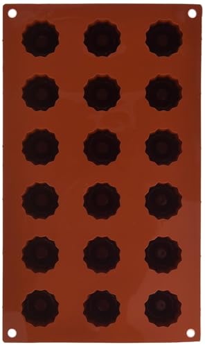 silikomart | SF033 Silikonform für BORDELAIS Monoportions, antihaftbeschichtet, 18 Monoportions, Packung mit 1 Kuchenform, Ø 35 h 35 mm, Made in Italy silikomart | SF033 Silikonform für BORDELAIS Monoportions, antihaftbeschichtet, 18 Monoportions, Packung mit 1 Kuchenform, Ø 35 h 35 mm, Made in Italy von silikomart