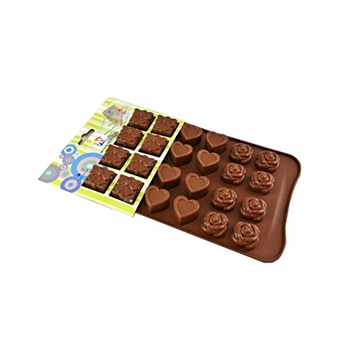 Silikon Pralinenform Herz Rosen Geschenk Eiswürfelform Schokoladenform Eis Form von unbekannt
