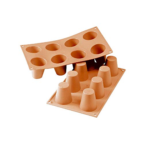 Silikomart 20.021.00.0060 SF 021 BABÁ - SILICONE MOULD ø55 H 60 MM, Rot von silikomart