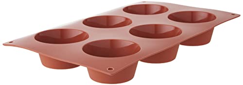 Silikomart 20.023.00.0060 SF 023 MUFFIN - SILICONE MOULD ø69 H 35 MM von silikomart