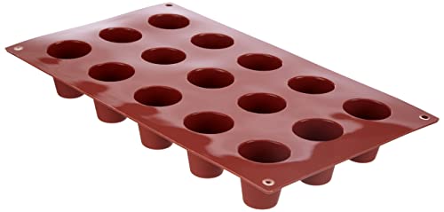 Silikomart SF019 BABÁ Silikonform ø35 h 38 mm, Silikon, rot, S von silikomart