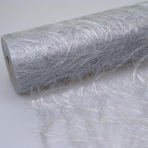 Sizoweb Tischband silber 30 cm Rolle 5 Meter 64 003-R von Unbekannt
