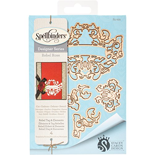 Spellbinders Shapeabilities Rebel Tag und Elemente Sterben, braun von Spellbinders