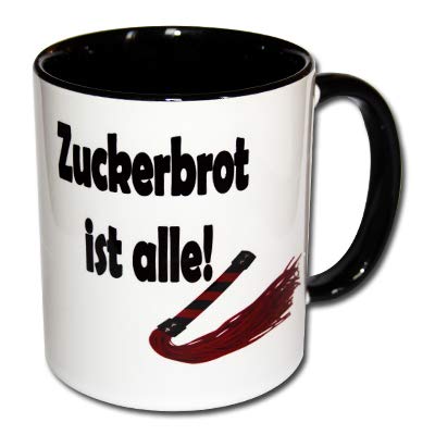 Spruchtasse Funtasse Tasse mit Aufdruck "Zuckerbrot ist alle!" Spruchtasse Funtasse Tasse mit Aufdruck "Zuckerbrot ist alle!" von Unknown