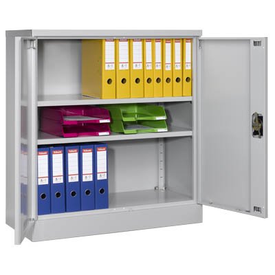 Stahlschrank lichtgrau 92,0 x 42,0 x 100,0 cm von Unbekannt