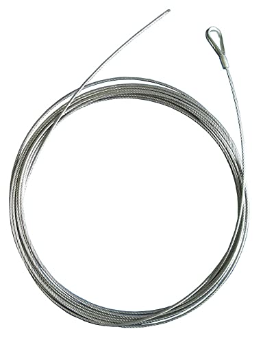 Stahlseil Drahtseil Abhängung Seil 2mm stark 3 Meter lang mit Kausche Stahlseil Drahtseil Abhängung Seil 2mm stark 3 Meter lang mit Kausche von Unbekannt