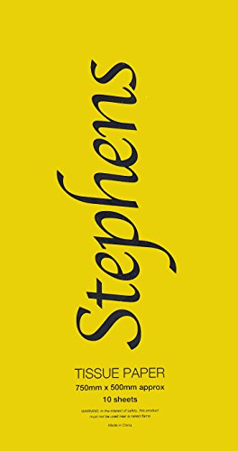 Stephens 750 x 500 mm Seidenpapier – Gelb von Unbekannt