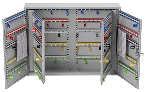 Sterling KC300HL Schlüsselschränke für Doppeltüren, robust, Grau von Burg Wächter
