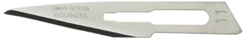 Swann-Morton 0203 Kohlenstoffstahl Chirurgische Skalpellklinge, Steril, Größe #11, Einzelne Folienverpackung, 100 Stück Swann-Morton 0203 Kohlenstoffstahl Chirurgische Skalpellklinge, Steril, Größe #11, Einzelne Folienverpackung, 100 Stück von Swann-Morton