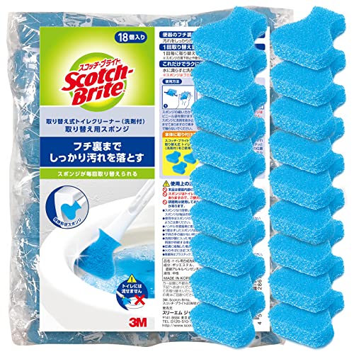 T-557 6RF 3P (x3 6 pieces) 18 pieces Sumitomo (3M) Scotch Brite (TM) replacement sponge with detergent toilet cleaner replacement formula (japan import) by Unknown von Unbekannt