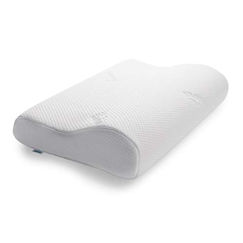 TEMPUR Original Schlafkissen Memory Foam, ergonomisches Nackenstützkissen für Seiten- und Rückenschläfer, Liegefühl fest, L (50 x 31 x 11.5/8.5 cm), Weiß von TEMPUR