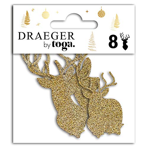 TOGA Schnittform, Gold, 4,5 bis 8 cm, 5-teiliges Set von Toga