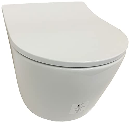 TOTO RP Wand WC Toilette Tornado Flush spülrandlos CW552Y + WC Sitz RP TC513Q von Unbekannt