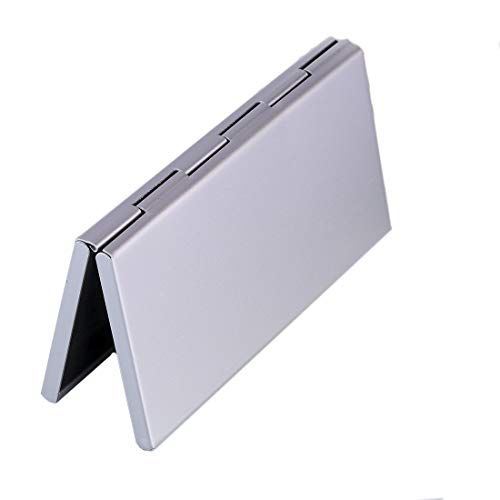 TOTO Schutzhülle 13 in 1 Kartenfächer für 1 SD + 2 Mini SD + 10 MicroSD Silber 93 x 62 x 10 mm Kartenhalter Memory Card Holder von TOTO