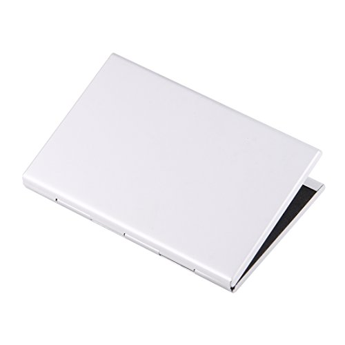 TOTO Schutzhülle 8 in 1 Kartenfächer für 4 SD + 2 Mini SD + 2 MicroSD Silber 93 x 62 x 10 mm Kartenhalter Memory Card Holder von TOTO