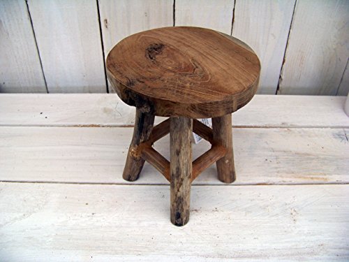 Teak Hocker klein von Unbekannt