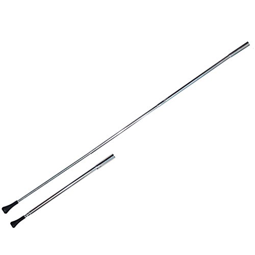 Spassprofi Teleskop Zigarettenhalter Riesen Zigarettenspitze 45cm lang Karneval 20er Jahre (Silber) von Spassprofi