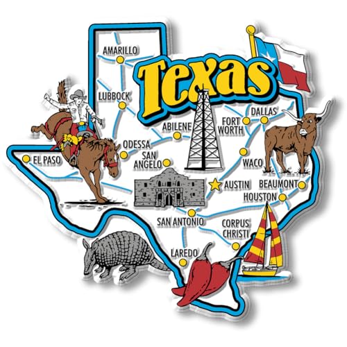 Texas State Jumbo Map Magnet by Classic Magnets von Unbekannt