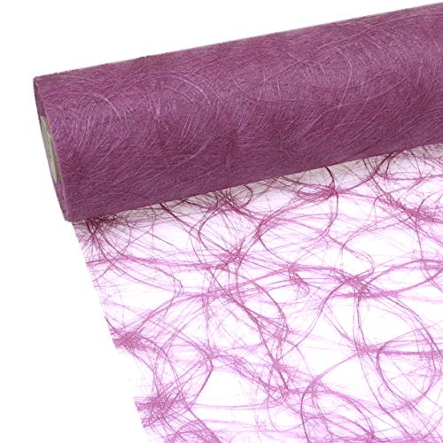 Tischband BROMBEER Struktur-Tischläufer 25m - individuell zuschneidbar - Breite: 30cm von Unbekannt