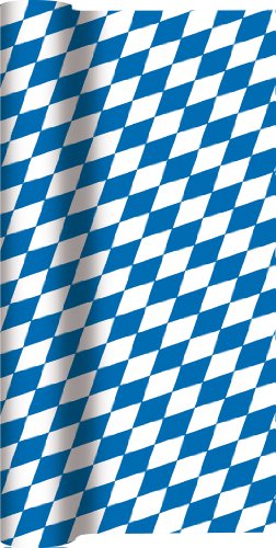 Tischläufer Rolle Bayernraute / Airlaid / Tischband Bayern bayrisch für Party / Geburtstag / Oktoberfest / Tischtuch 40cm x 4,90m von Unbekannt