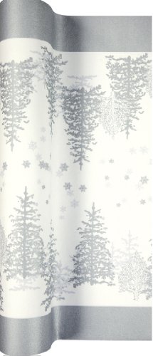 Tischläufer Rolle Tree Snowflakes – Bäume und Schneeflocken als Tischdeko für Weihnachten 4,90m von Unbekannt