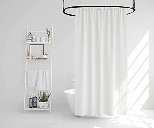 Traditionelle große ovale Form Deckenmontage schwarz matt Duschvorhangstange, ovale Badewanne anthrazit Vorhangstange 1100 x 640 mm von Unbekannt