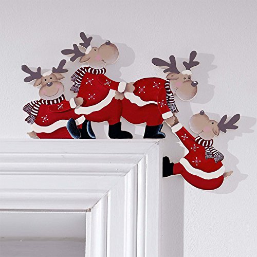 Türrahmendeko Türrahmendekoration Elche Weihnachten Weihnachtsdeko aus Holz von Unbekannt