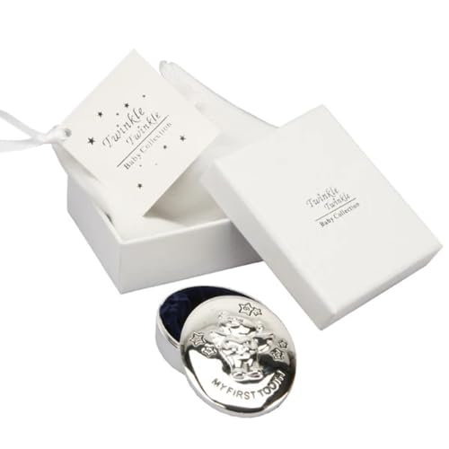 Twinkle Twinkle Silver Plated My First Tooth Box by Widdop Bingham von Widdop and Co